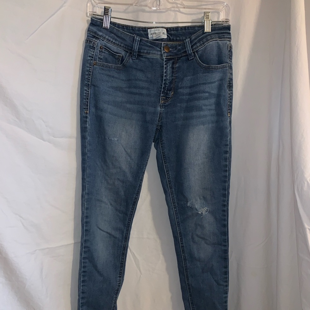 For The Republic Women's Blue Skinny Jeans